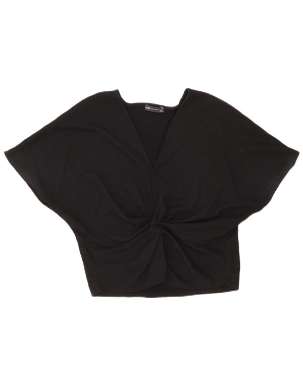 Marks & Spencer Damebluse Top UK 16 Large Black Polyester