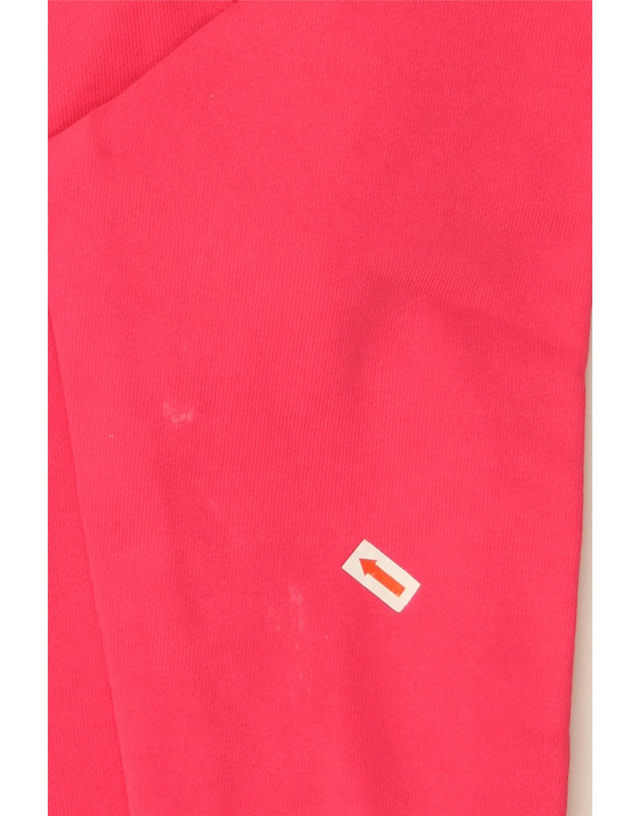 Tommy Hilfiger Dame Grafisk Oversized Sweatshirt Jumper UK 10 Small Pink