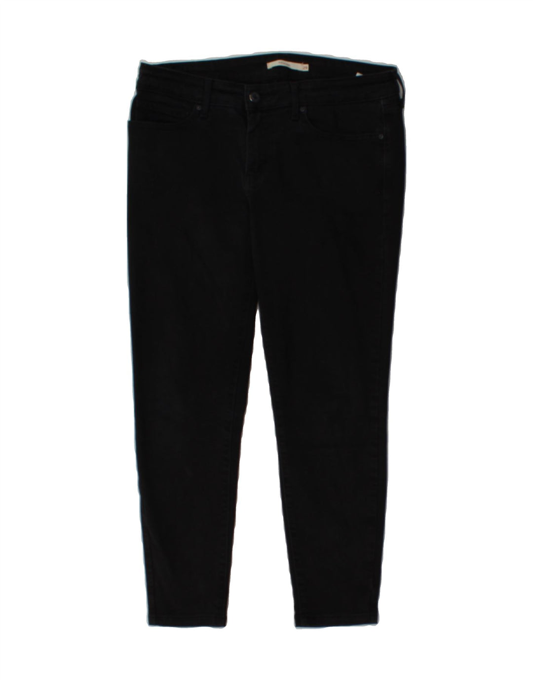 LEVI'S Womens 711 Skinny Jeans W29 L23  Black Cotton Vintage Levi's and Second-Hand Levi's from Messina Hembry 