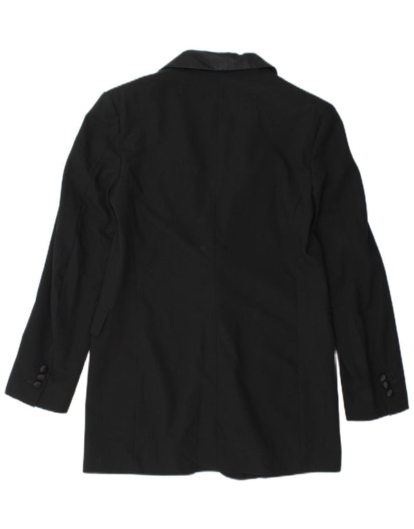 Alberto Biani Dame 1 Knap Blazer Jakke IT 42 Medium Sort