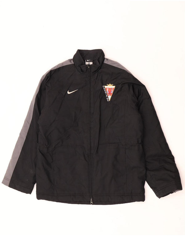 Nike Boys Pasaia KE Windbreaker Jacket 12-13 Years Large Black Colourblock