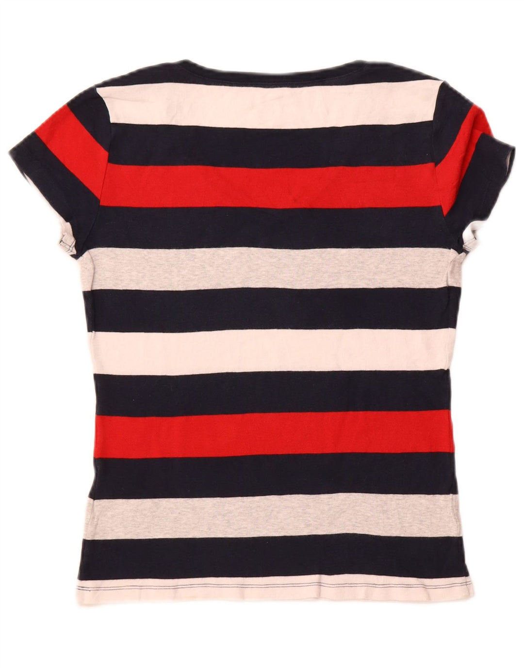 TOMMY HILFIGER T-shirt top til kvinder UK 12 Mellem flerfarvet stribet