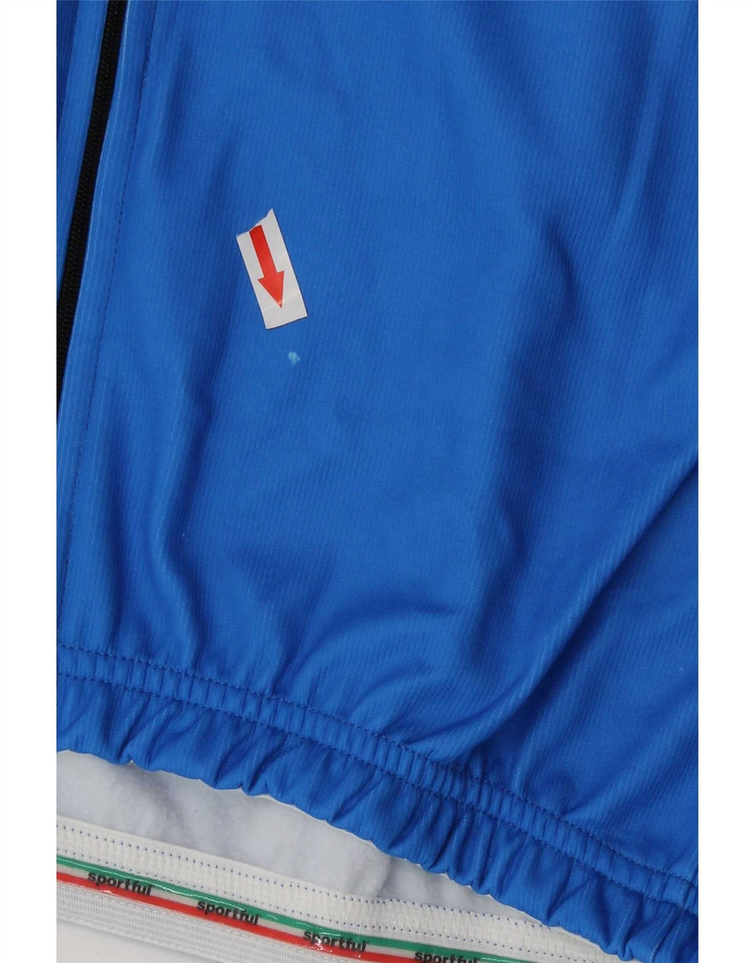 Sportful herre Italia grafisk træningsdragt topjakke 2XL blå polyester