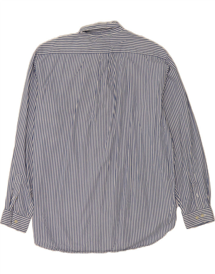 EDDIE BAUER Mens Shirt XL Blue Striped Cotton Vintage Eddie Bauer and Second-Hand Eddie Bauer from Messina Hembry 