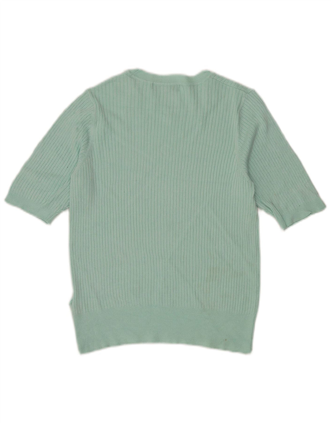 Marks & Spencer Dame Boat Neck Jumper Sweater UK 12 Medium Green