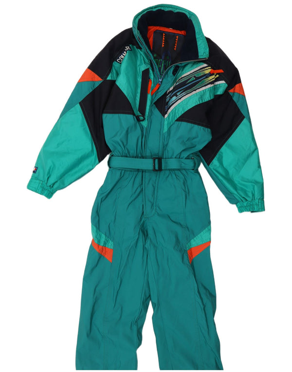 Colmar Ski Jumpsuit med hætte til mænd IT 52 XL Grøn Colourblock Polyamid