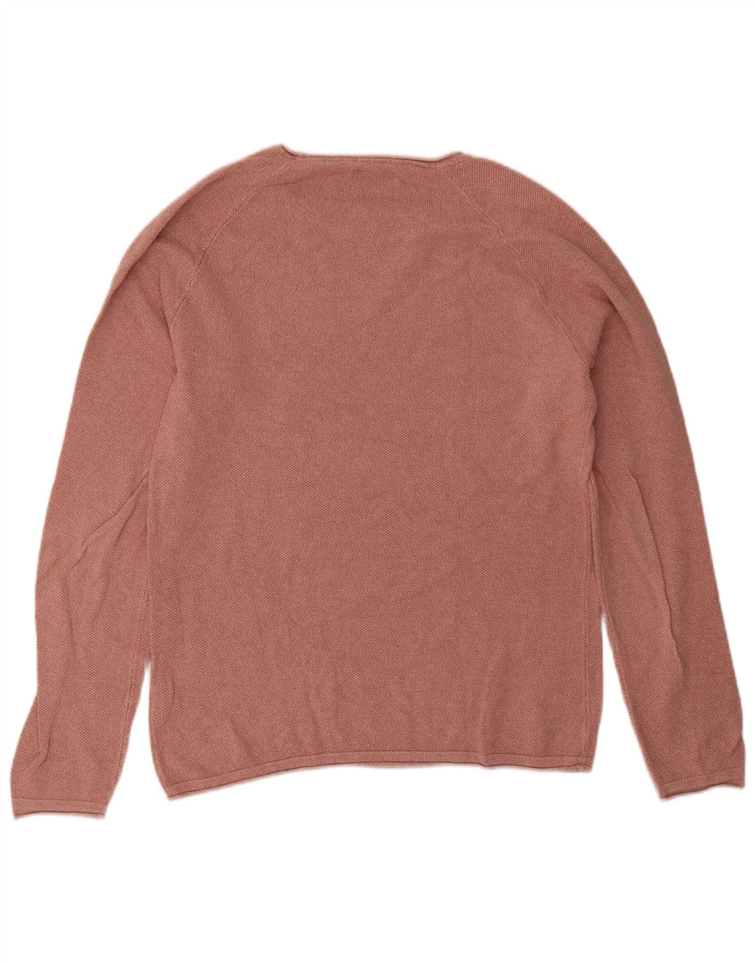 Jack & Jones Herre sweater med rund hals, stor pink bomuld