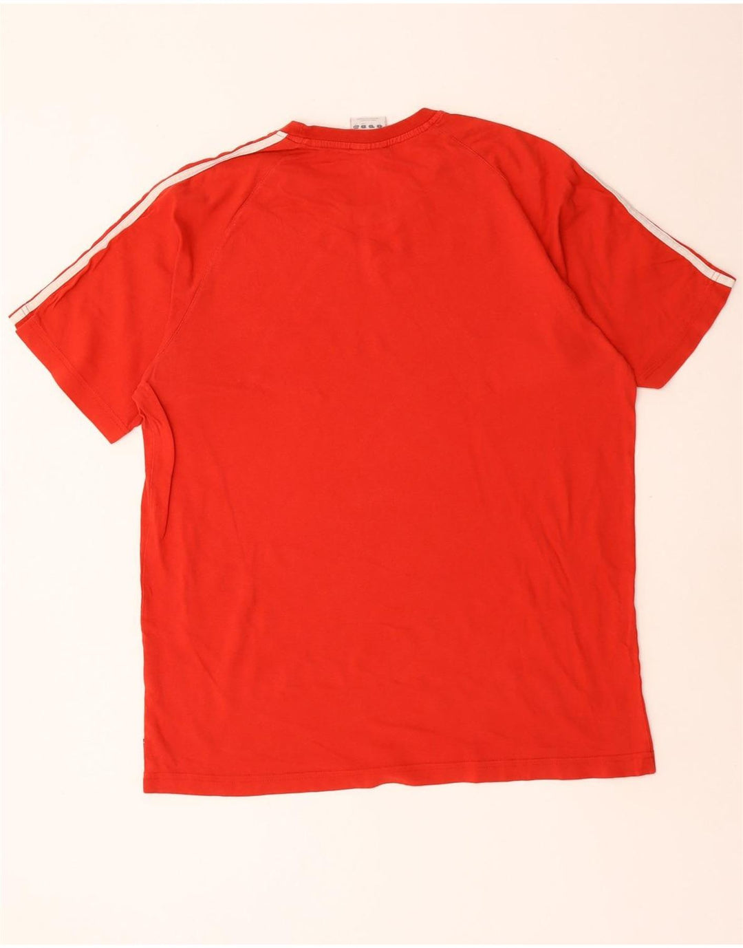 Adidas Herre T-Shirt Top Stor Rød Bomuld