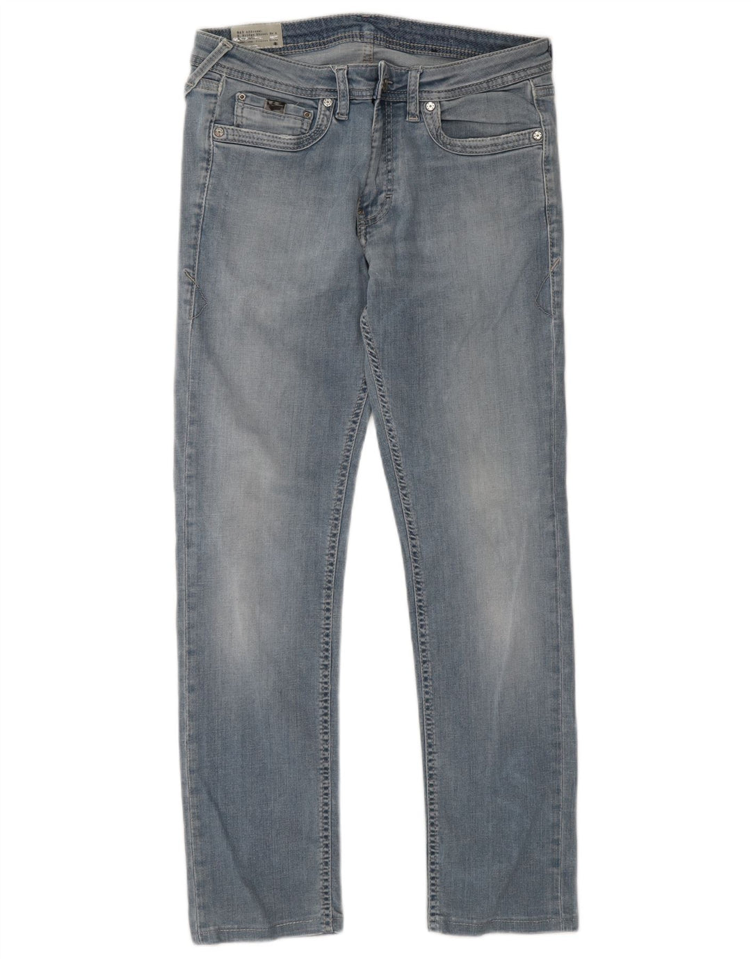 Gas Herre Slim Jeans W31 L29 Blå Bomuld