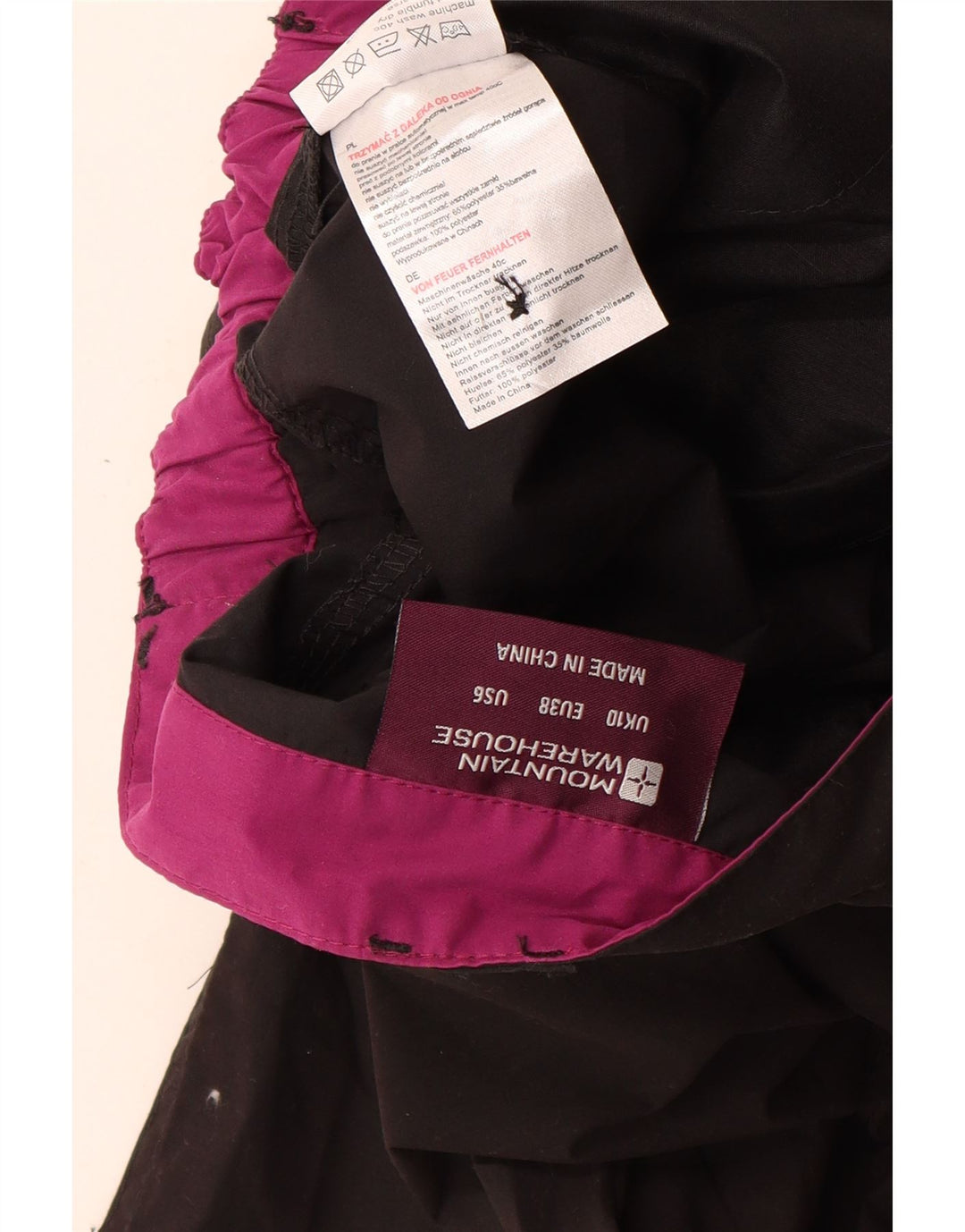 MOUNTAIN WAREHOUSE Dame Cargo Bukser UK 10 Small W30 L27 Sort