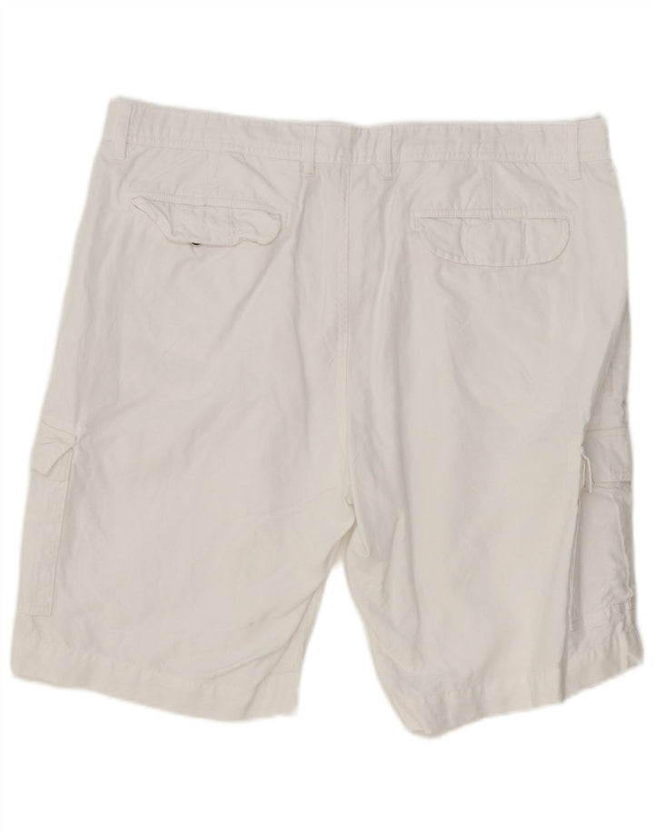 Hackett Herre Cargo Shorts W40 XL Hvid Bomuld