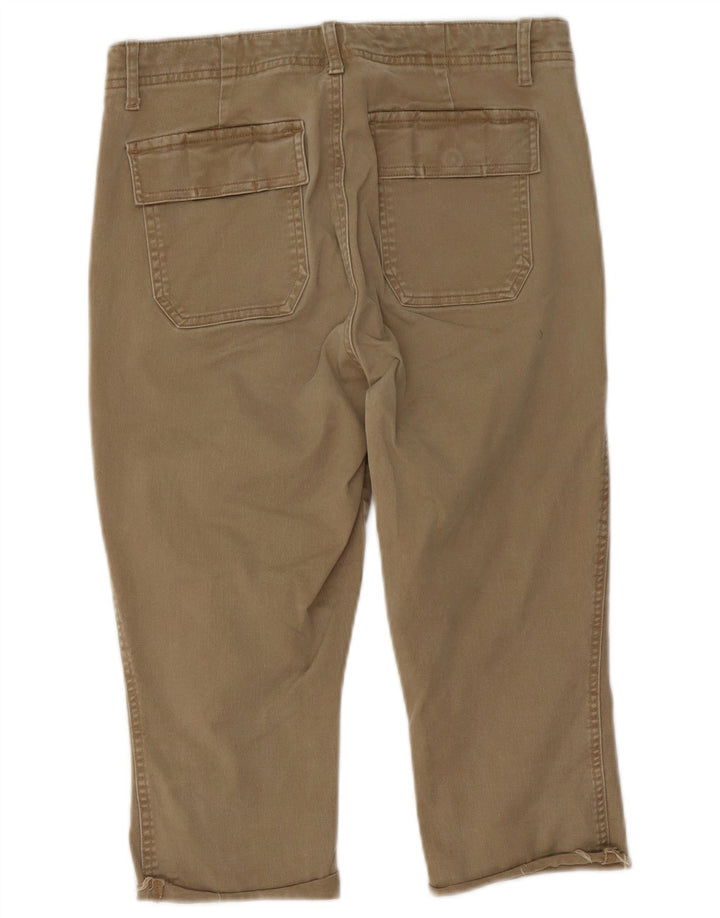 Gap Dame Capri Bukser US 8 Medium W30 L17 Khaki Bomuld