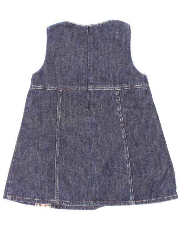 Burberry Baby Piger Ærmeløs Denim Kjole 6-9 måneder Blå Bomuld