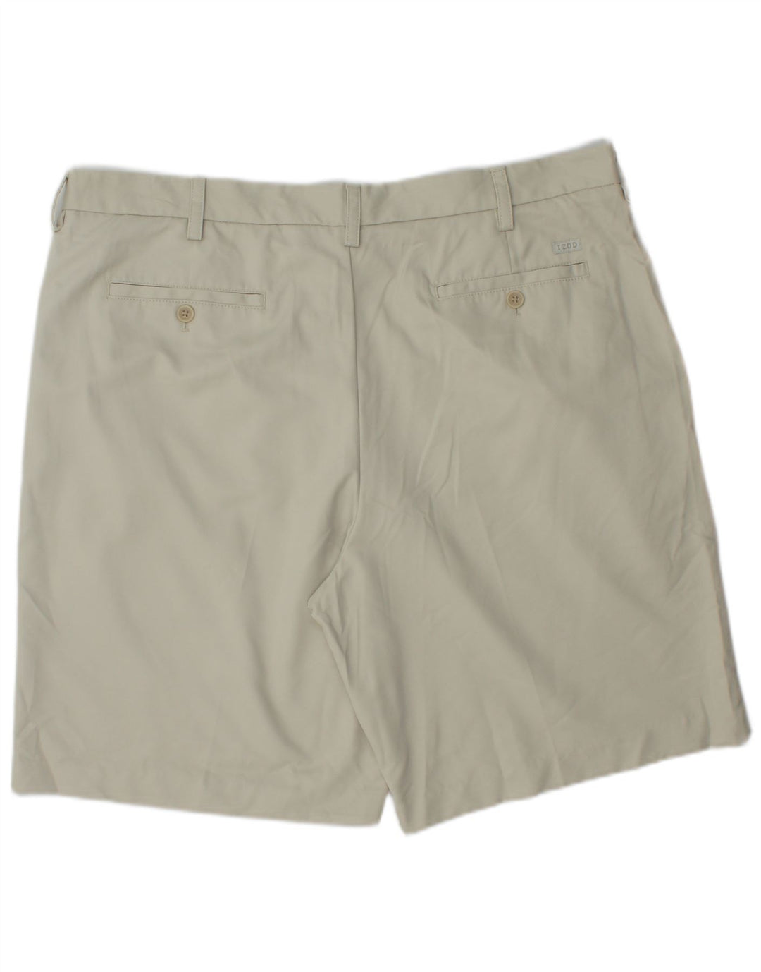 IZOD Chino Shorts til mænd W40 XL Beige Polyester