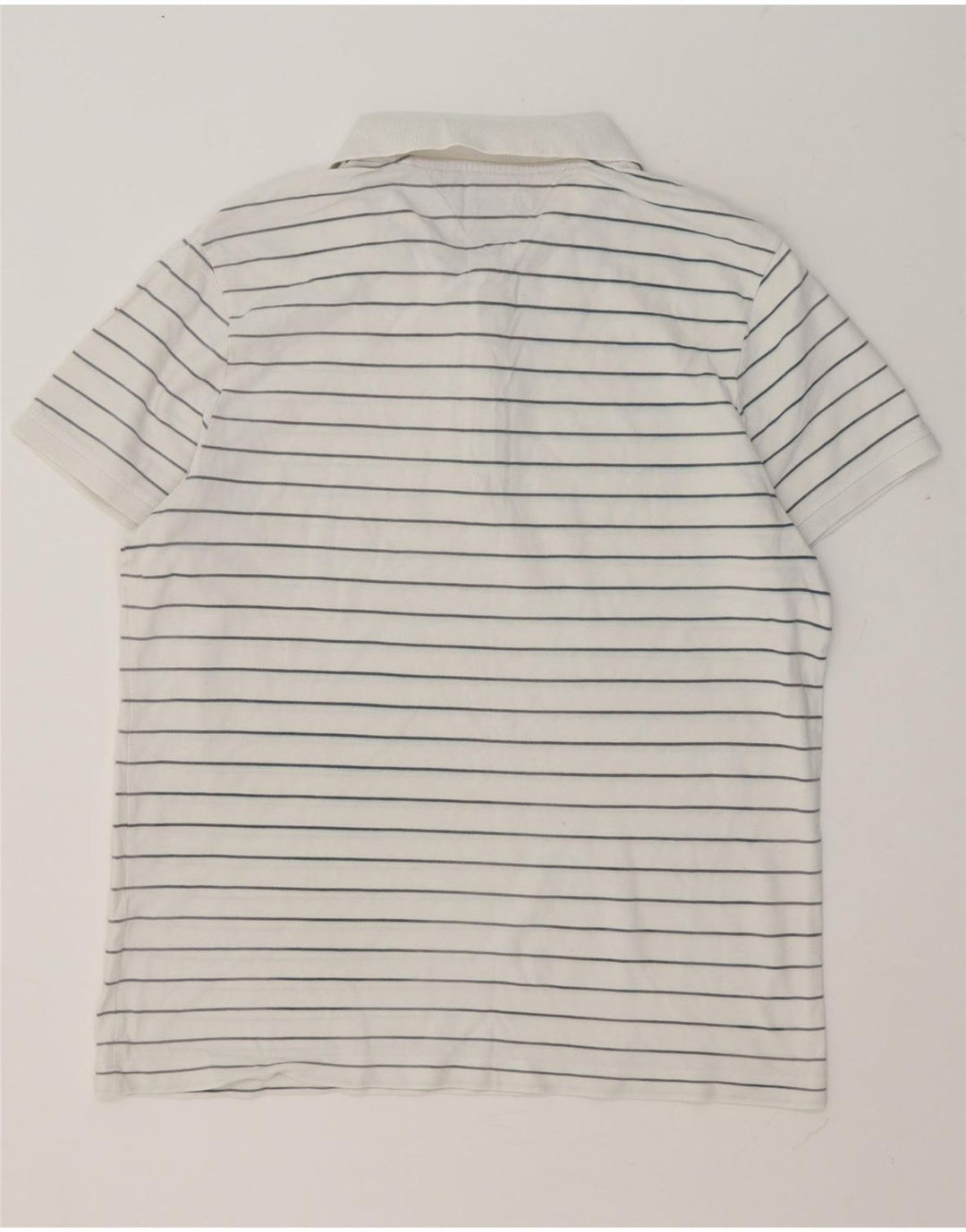 Tommy Hilfiger Herre poloshirt XL Hvidstribet