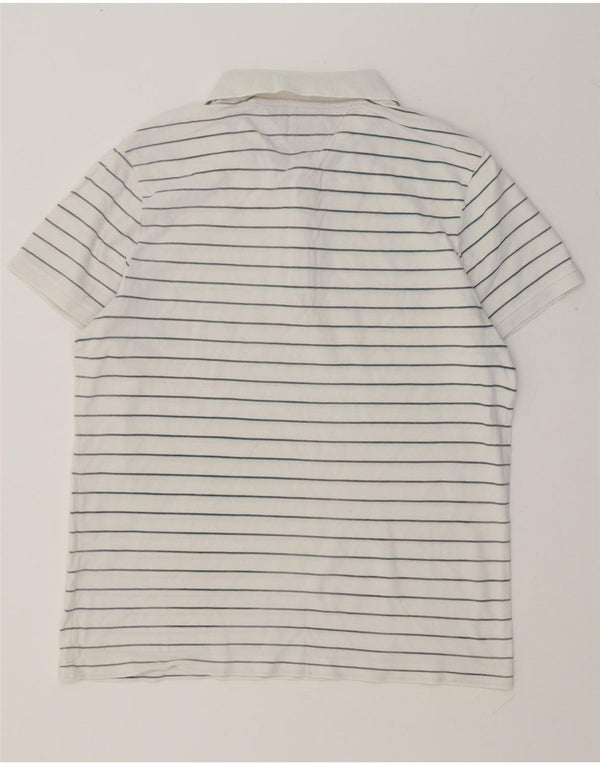 Tommy Hilfiger Herre poloshirt XL Hvidstribet
