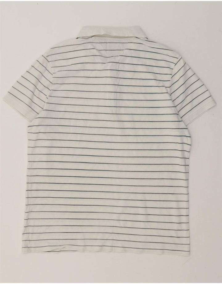 Tommy Hilfiger Herre poloshirt XL Hvidstribet