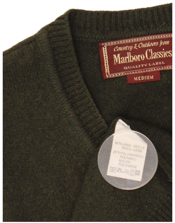Marlboro Classics Herrevest Tank Top Medium Khaki Wool