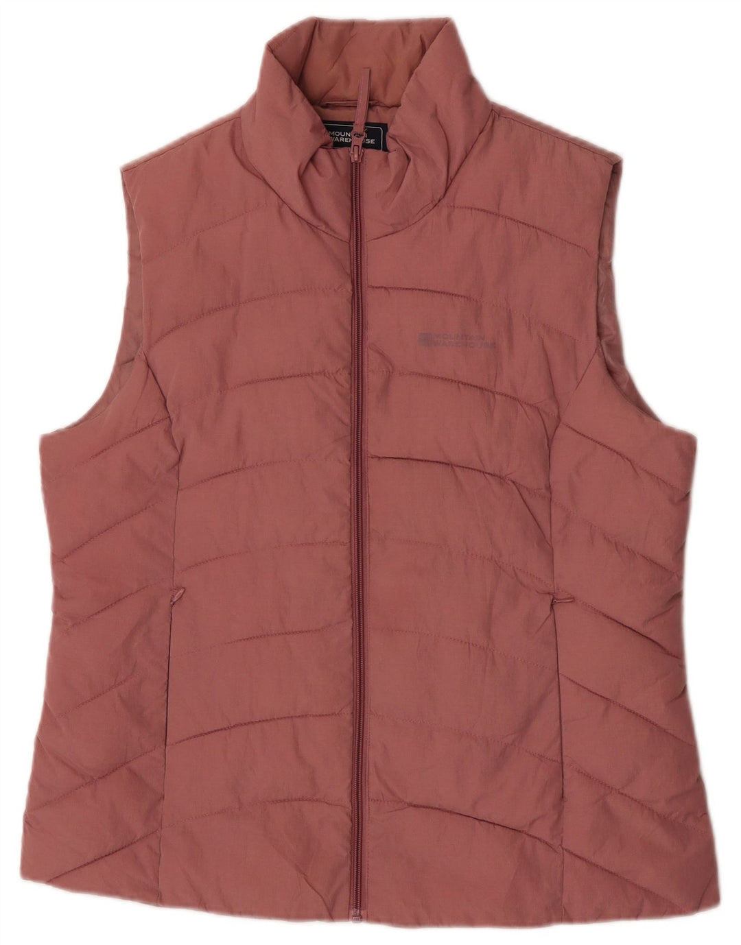 Mountain Warehouse Dame ærmeløs regnjakke UK 16 Large Pink Polyester