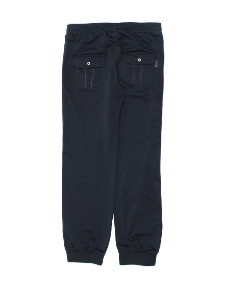 CHAMPION Boys Tracksuit Trousers Joggers 11-12 Years Navy Blue Polyester | Vintage Champion | Thrift | Second-Hand Champion | Used Clothing | Messina Hembry 