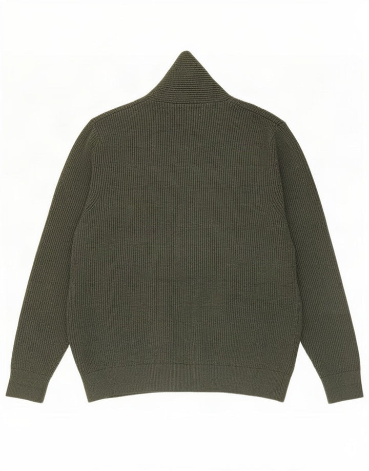 Marks & Spencer Herre Cardigan Sweater 2XL Grøn Polyester