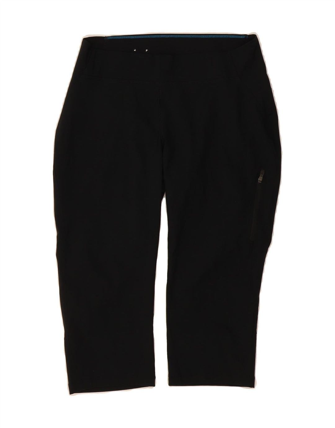 COLUMBIA Womens Omni-Shield Capri Leggings UK 12 Medium  Black Polyester Vintage Columbia and Second-Hand Columbia from Messina Hembry 