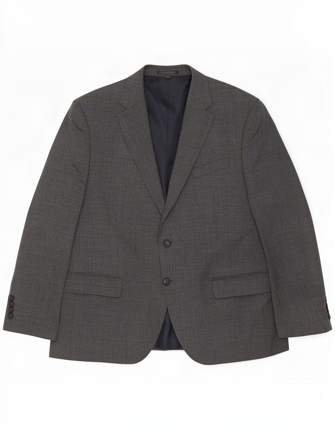 Marks & Spencer Herre 2-knaps blazerjakke str. 44 2XL Grå New Wool