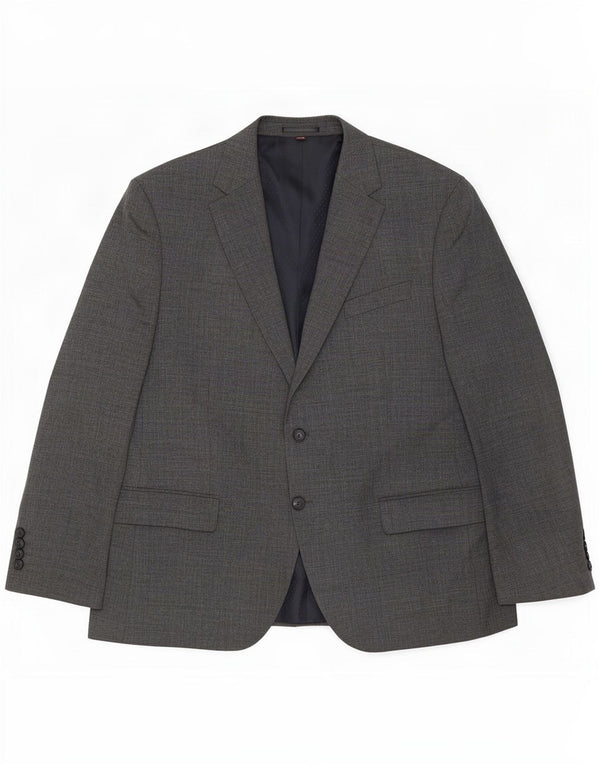 Marks & Spencer Herre 2-knaps blazerjakke str. 44 2XL Grå New Wool