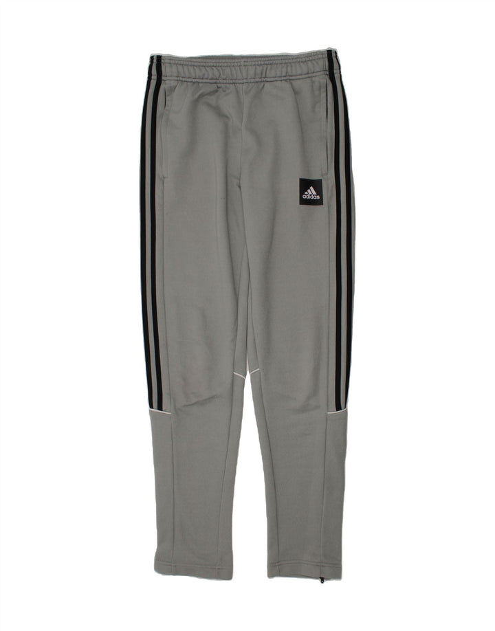 ADIDAS Boys Tracksuit Trousers 13-14 Years  Grey Polyester Sports Vintage Adidas and Second-Hand Adidas from Messina Hembry 