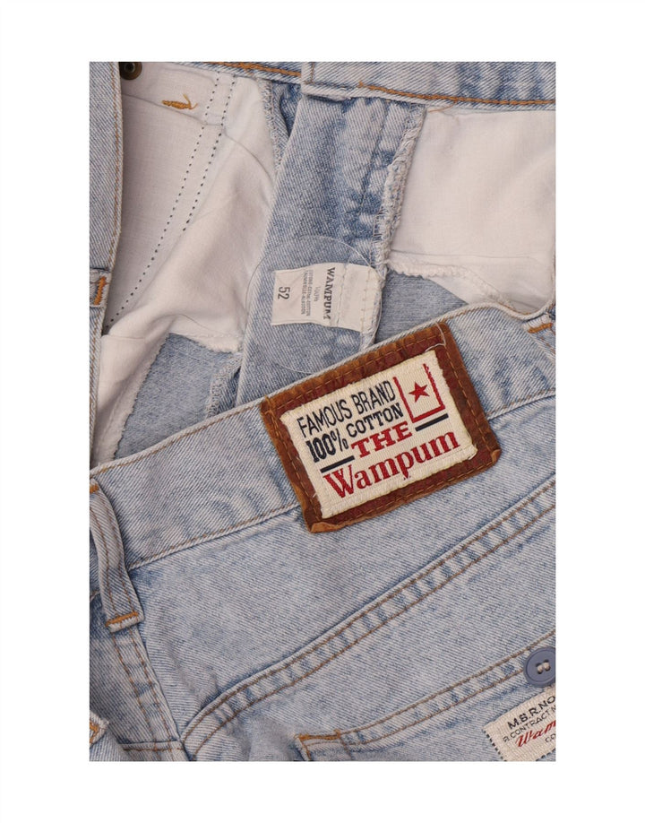 Wampum Straight Jeans til mænd W34 L29 blå bomuld