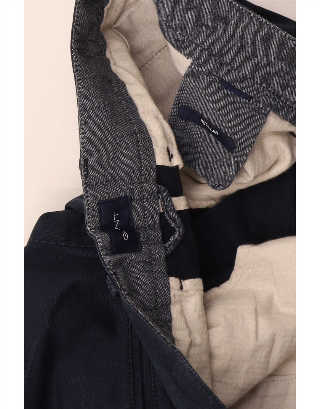 Gant Straight Regular Chino Bukser W36 L31 Marineblå