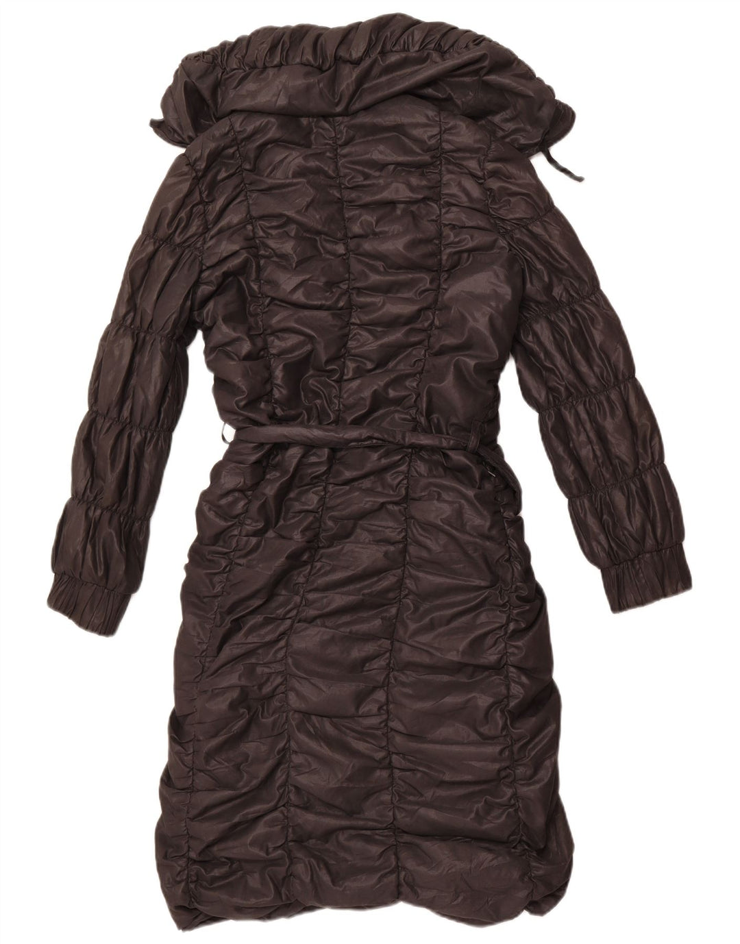 Stefanel Dame Polstret Frakke IT 42 Medium Sort Polyester