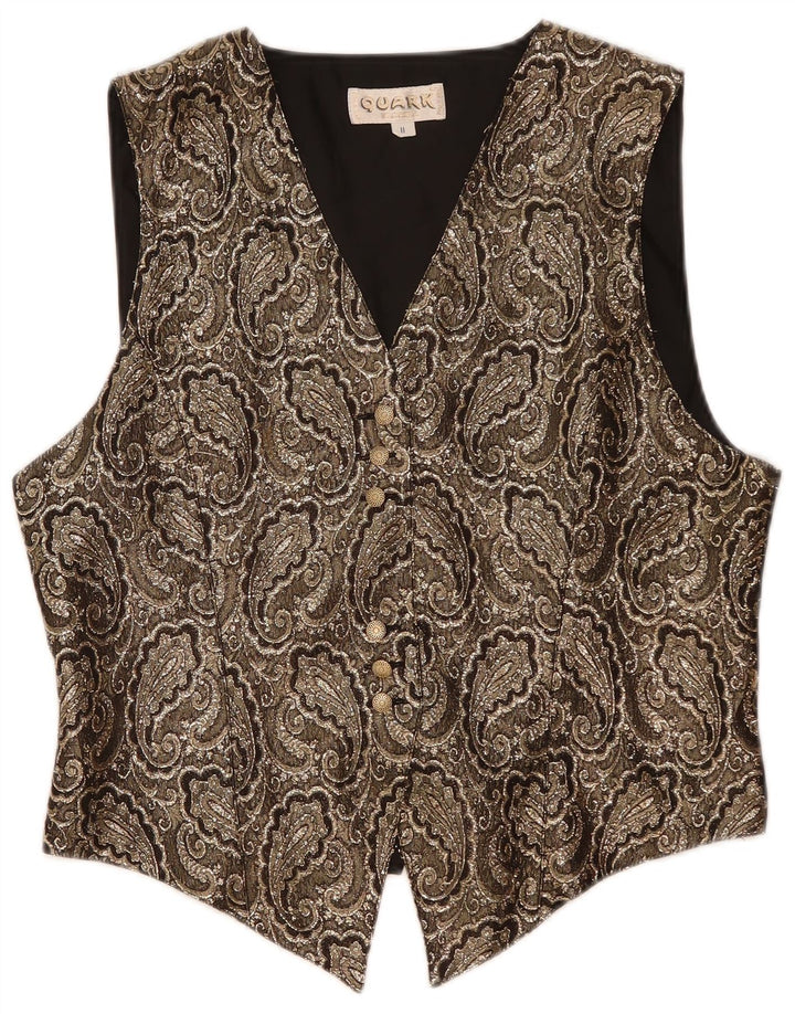 Quark Damevest UK 14 Medium Grey Paisley Polyester