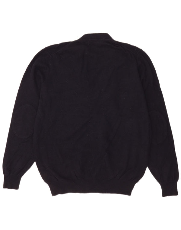 Massimo Dutti Herre Cardigan Sweater XL Marineblå Uld