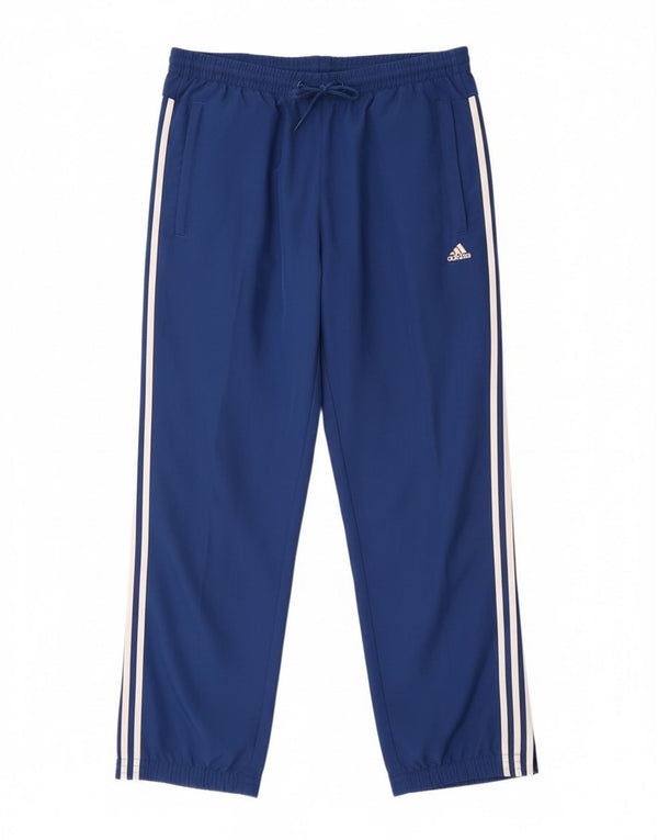 Adidas Træningsdragt til mænd Joggers UK 42/44 Large Blue Polyester