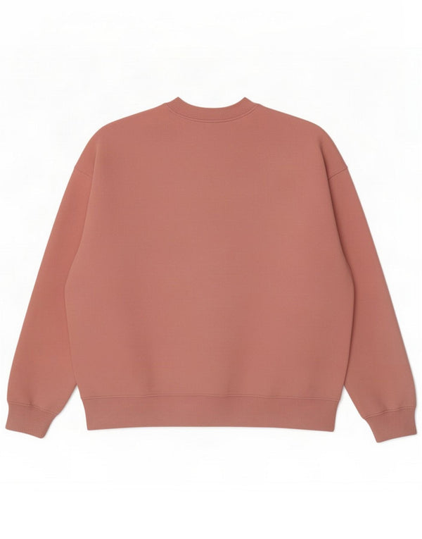 Champion Dame Grafisk Sweatshirt Jumper UK 16 Large Pink Colourblock