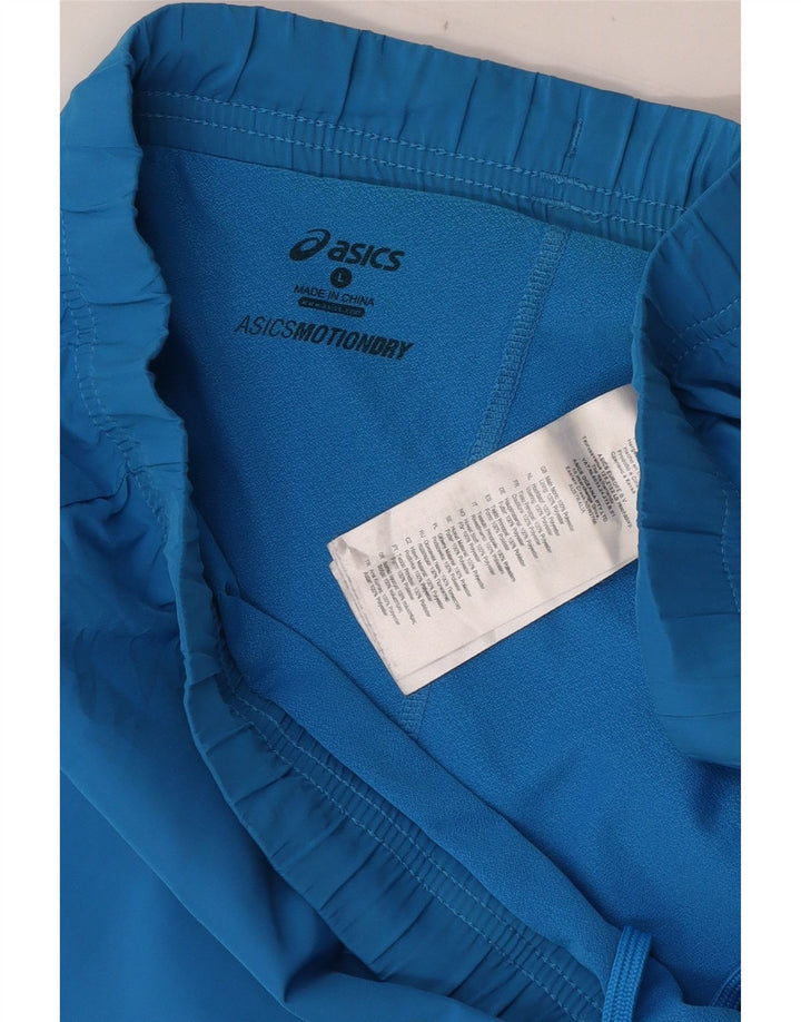 Asics Mens Sport Shorts Large  Blue Polyester