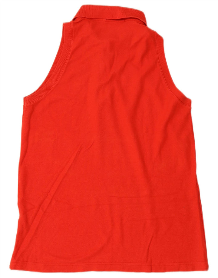 FILA ærmeløs poloshirt til kvinder IT 46 Stor rød bomuld