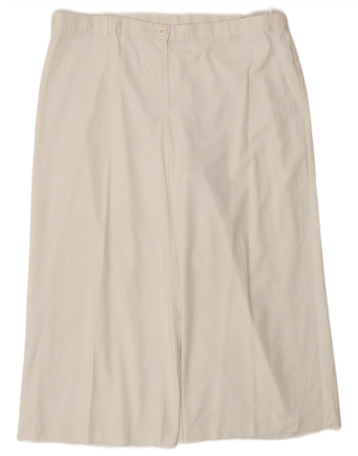 Marks & Spencer Dame Capri Bukser W38 L22 Hvid
