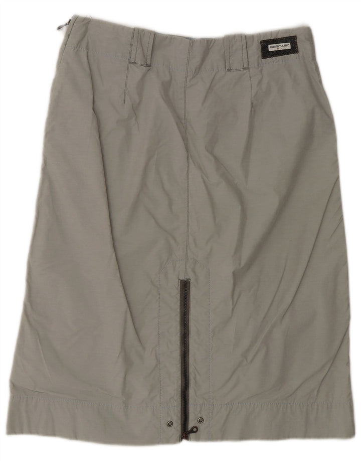 Murphy & Nye lige nederdel til kvinder W29 mellemgrå bomuld