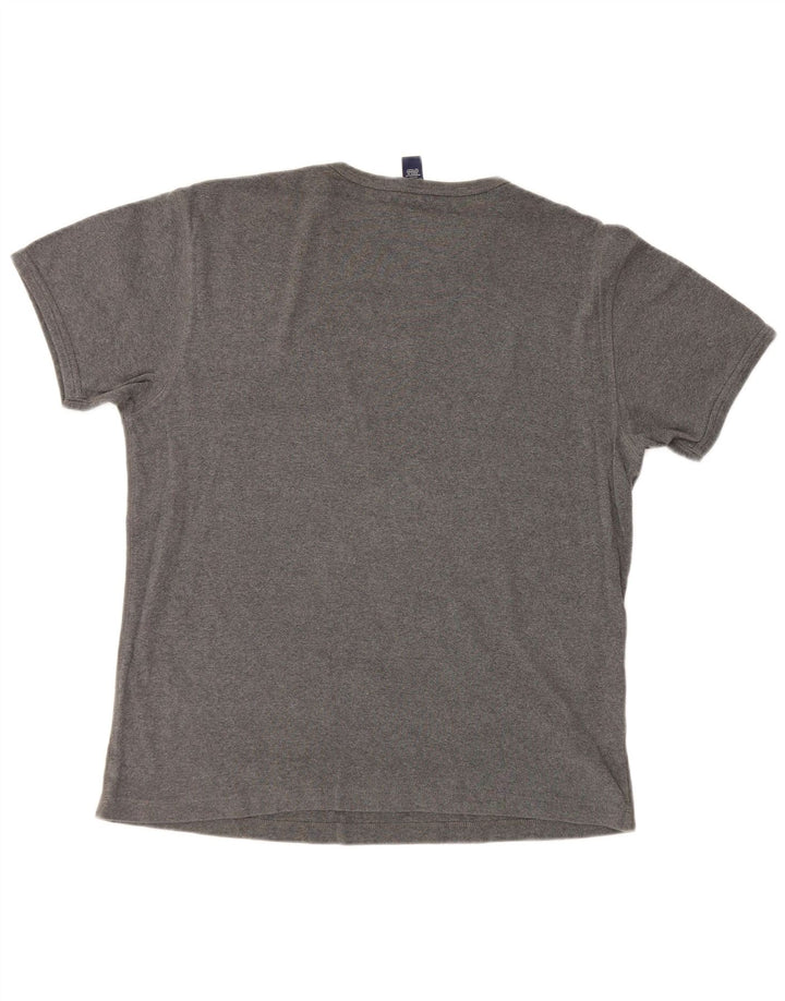 Gap Herre T-Shirt Top XL Grå Bomuld