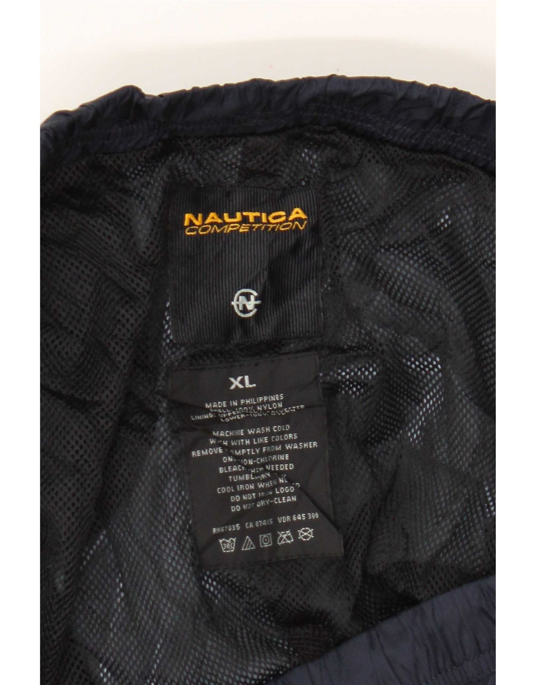 Nautica herre vandtætte bukser XL marineblå nylon