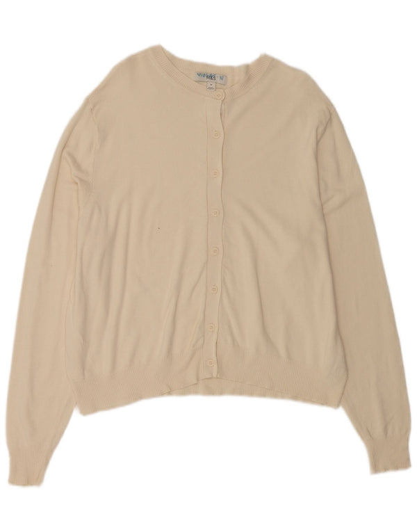 Marks & Spencer Dame Cardigan Sweater UK 18 XL Beige Viscose