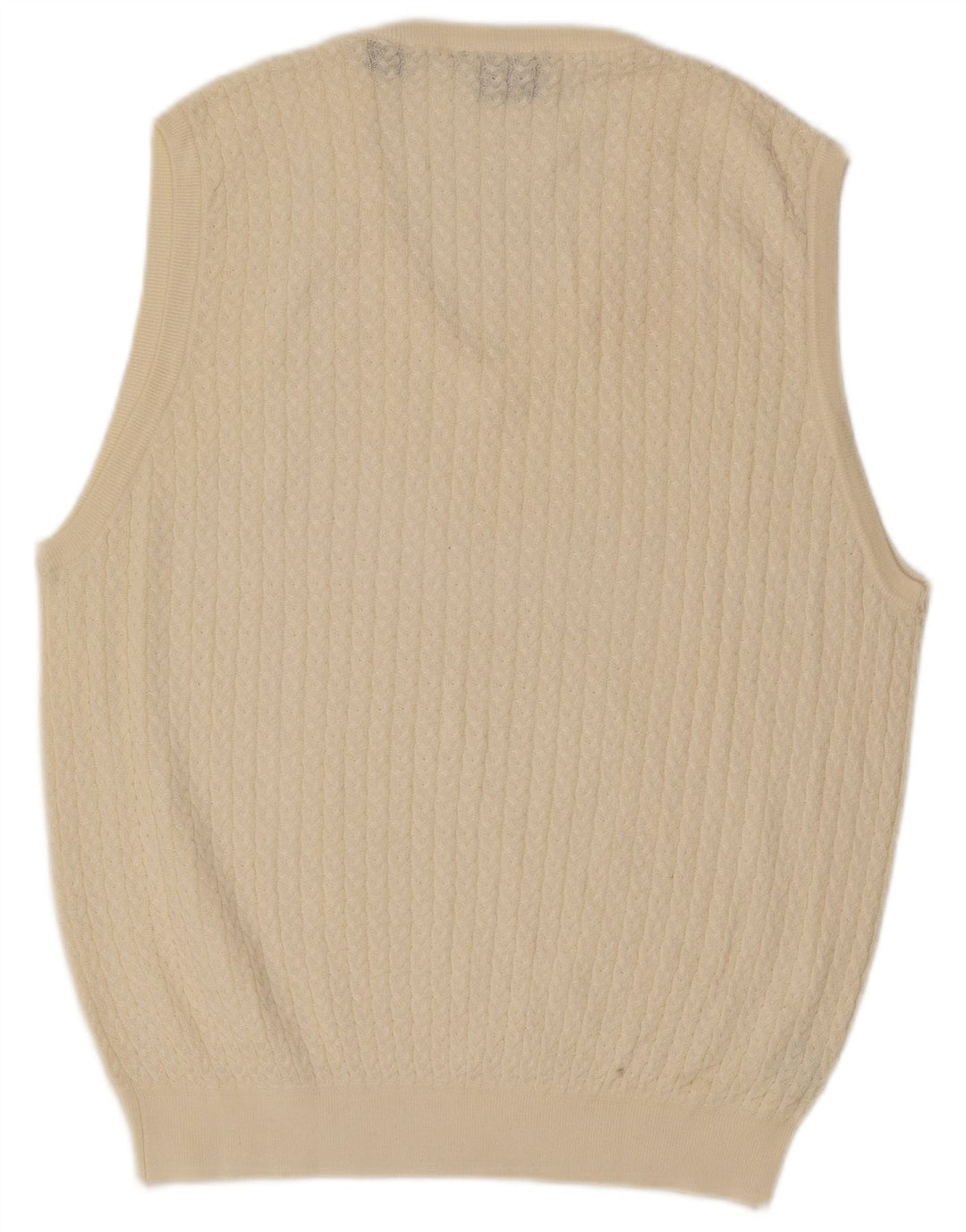 Bobby Jones Vest Tank Top XL Off White Bomuld