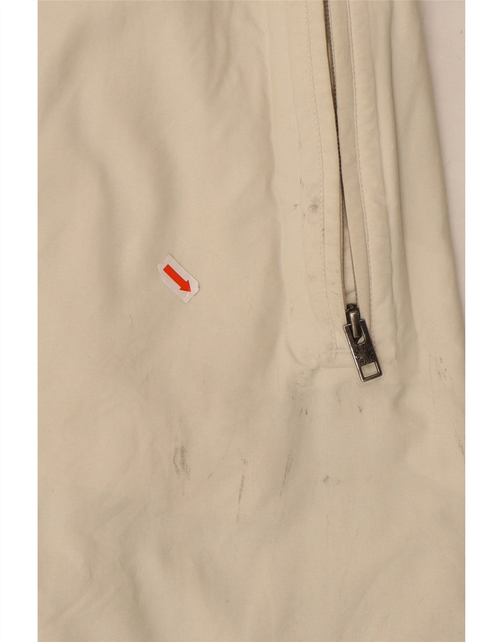 THE NORTH FACE Overfrakke med hætte til kvinder UK 14 Stor hvid nylon