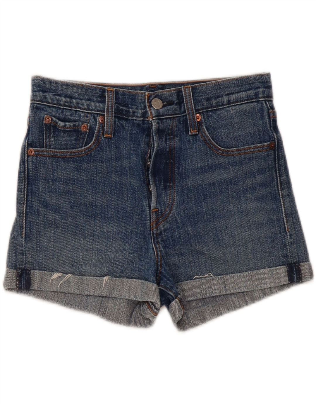 Levi's denimshorts til kvinder W26 Små blå bomuld