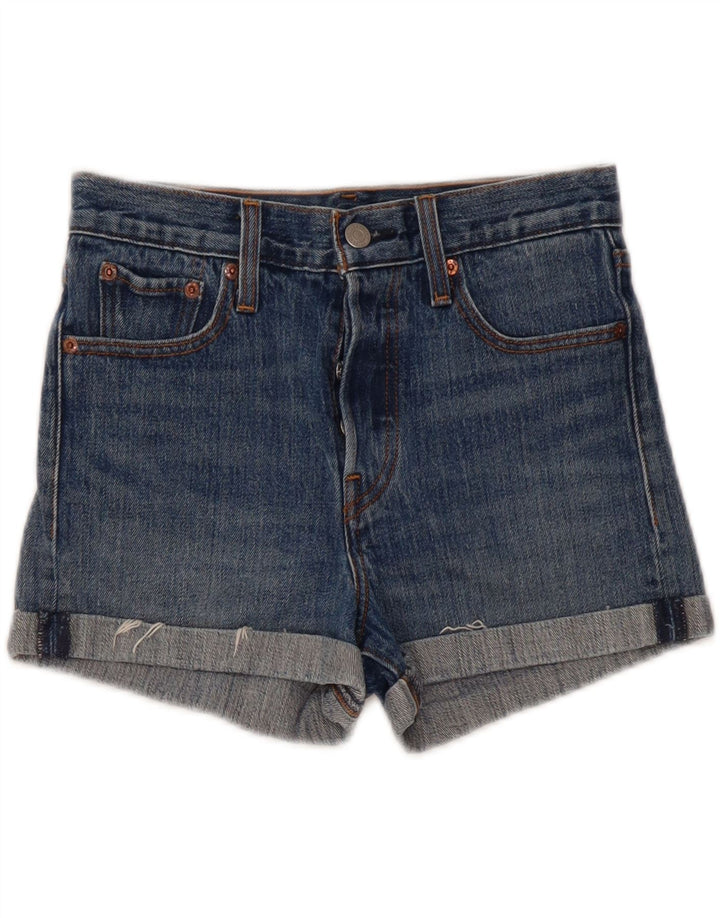 Levi's denimshorts til kvinder W26 Små blå bomuld