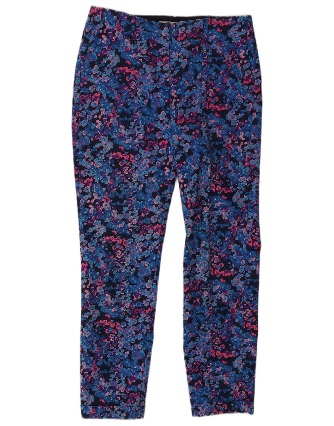 BODEN Slim Chino-bukser til kvinder UK 12 Medium W30 L28 Flerfarvet blomster