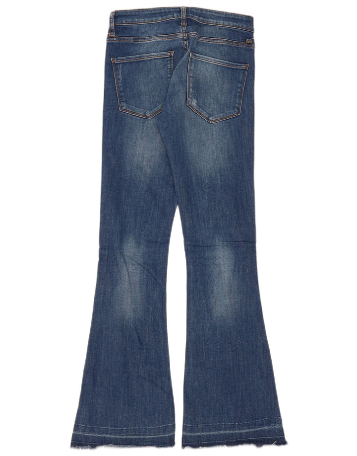 Zara Dame Flared Jeans EU 34 2XS W24 L31 Blå