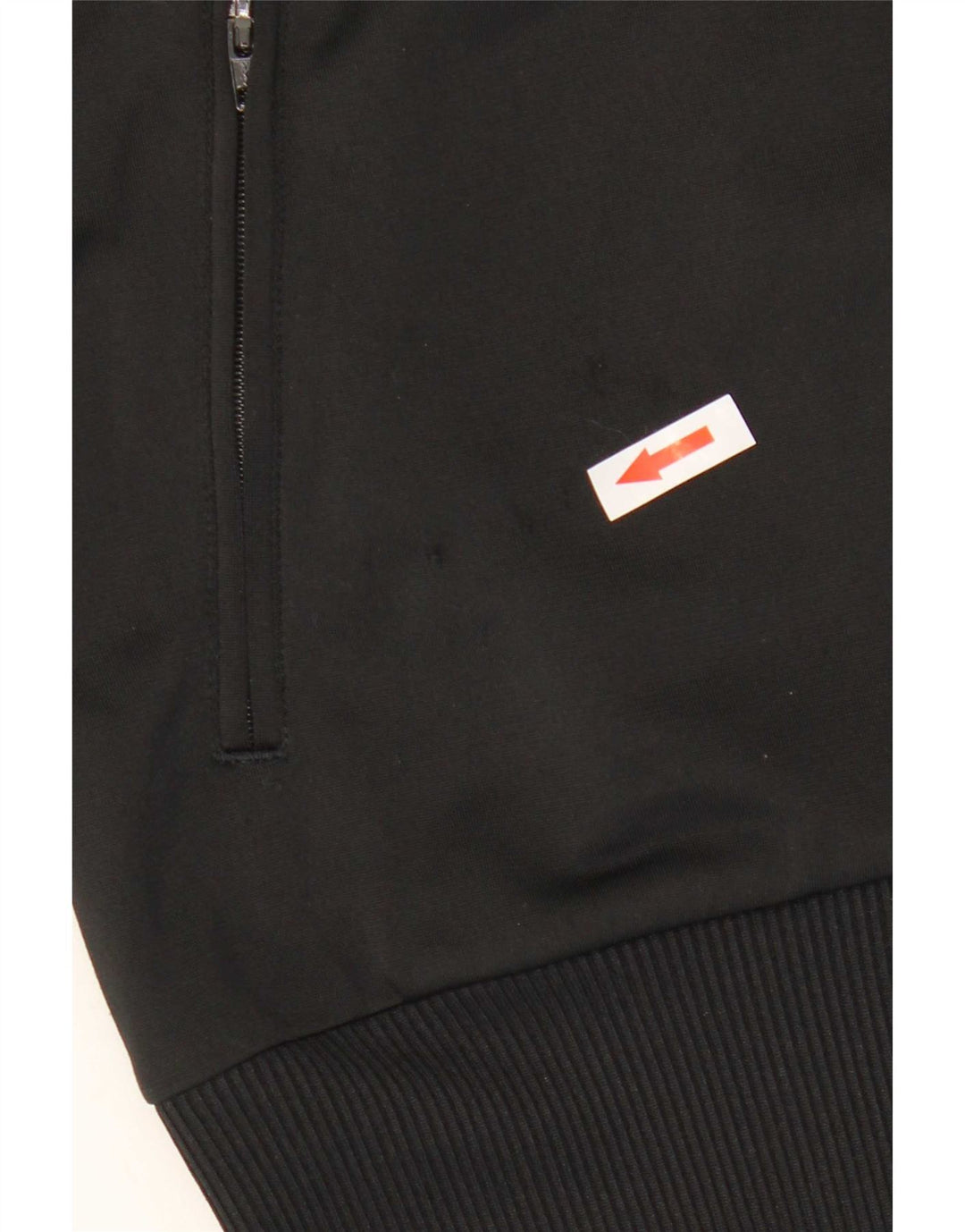 Adidas Dame Grafisk Træningsdragt Topjakke UK 14 Medium Sort Polyester